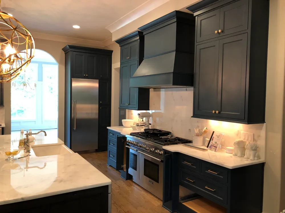 Refinished kitchen cabinets in Brentwood, TN