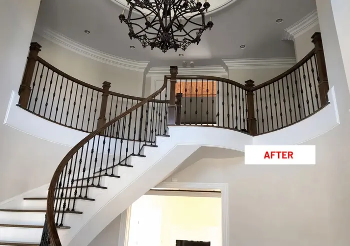 Living room after interior painting