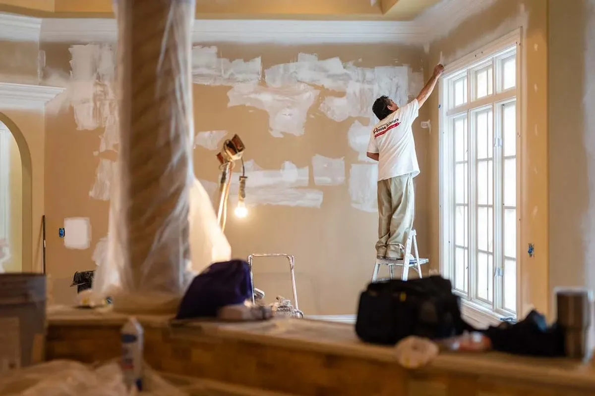 Interior house painting in a Nashville home