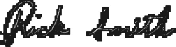 Rick Smith's signature
